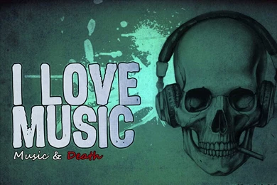 Music Wallpapers Skull   Wallpapers