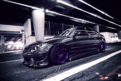 Download The Purple And Black Civic Wallpaper, Purple And Black ...
