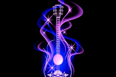 Cool Purple Guitar Hd Wallpapers