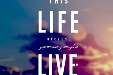 Life Is Live Quotes Wallpapers