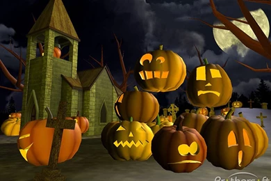 Coby's Blog: 3d Halloween Desktop Wallpapers