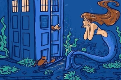Doctor Who Crossovers Ariel (mermaid) Blue Backgrounds Wallpapers ...