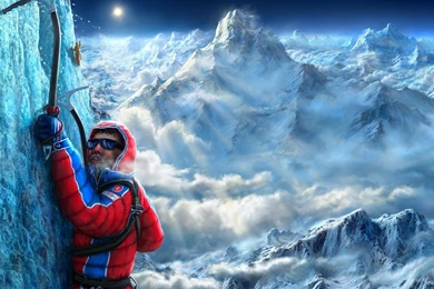 Ice Climbing Desktop Wallpapers