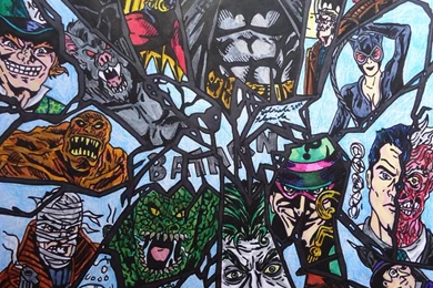 BATMAN Heroes And Villains By GabRed Hat On DeviantArt
