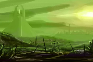Eupackardia's Artworks: Wallpapers Desert / Necron Inspired Environment