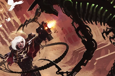 2560x1440 Girl, Warhammer 40 000, Necron, Art, Sisters Of Battle ...