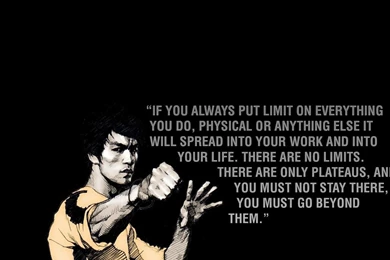 Bruce Lee Text Wallpapers