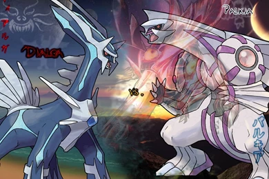 Wallpapers Dialga Vs Palkia 1024x768