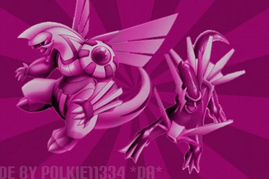 Pokemon Diamond.Pearl Dialga.Palkia Wallpaper! By Polkie11334 On ...