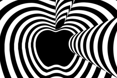 Black & White Apple Logo