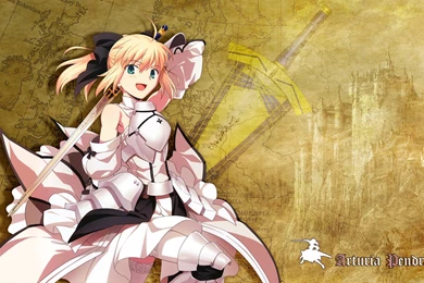 Armor Fate Stay Night Saber Saber Lily Sword Weapon Wallpapers ...