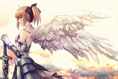 Wallpapers Of The Week: Saber Lily 2 – Randomness Thing