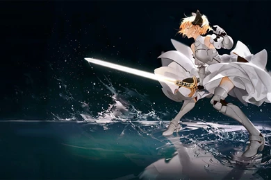 Download HD Fate Series, Anime Girls, Blonde, Saber Lily, Women ...