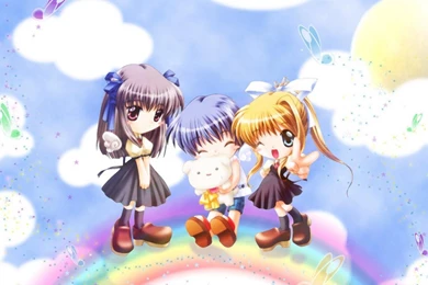 Rainbow Manga Anime Little Girls Play Funny Humor HD Wallpapers ...
