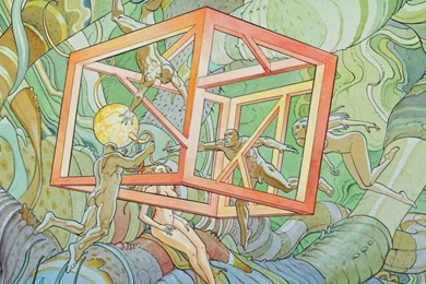 Landscapes Jungle Artwork Traditional Art Moebius Cube Wallpapers ...