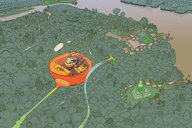 Art Science Fiction Artwork Drawings Rivers Moebius Wallpapers ...