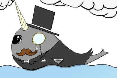 DeviantArt: More Like Emerson A Very Classy Narwhal By Maturo010