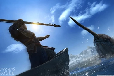 Assassin's Creed Rogue Hunting Narwhal HD Desktop Wallpapers ...