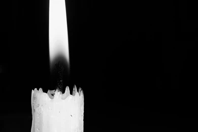 Candle, Flame, Black And White Wallpapers And Images   Wallpapers ...