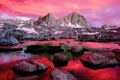 Download Rocky Mountains Wallpapers After Glow Mountain Scene