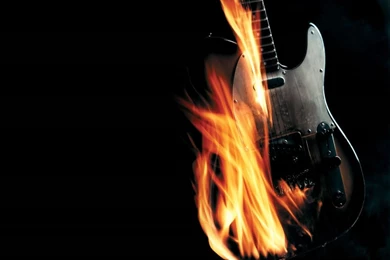 Burning Fender Wallpapers From Guitar Wallpapers Wallpapers