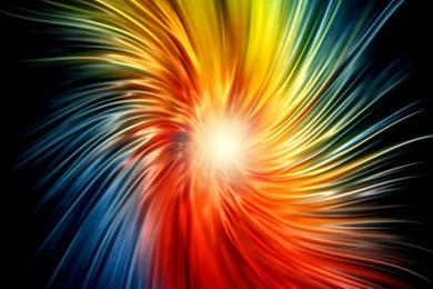 Abstract Rainbow Lockscreen