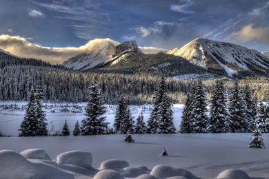 Winter Mountain Scenes Wallpapers » WallDevil   Best Free HD ...