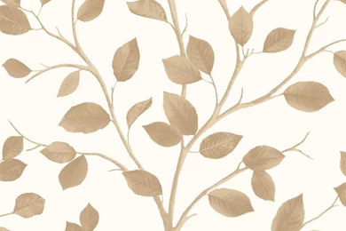 Woodland Leaves Gold Wallpapers