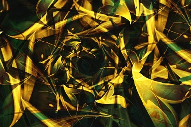 Fractal Art By Vicky, Gold Leaf Wallpapers