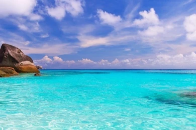 Beach Day HD Desktop Wallpapers : High Definition : Fullscreen ...