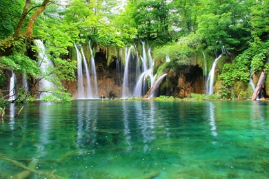 Waterfalls Wallpaper, Desktop, Wallpaper, Background, Waterfalls ...