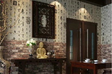 Home Decor Red Brick Stone Paperwall Natural Rustic Vintage 3D ...