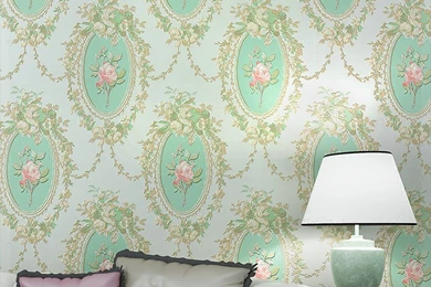 American Vintage Rustic Wall Art Non Woven Wallpapers Sofa ...