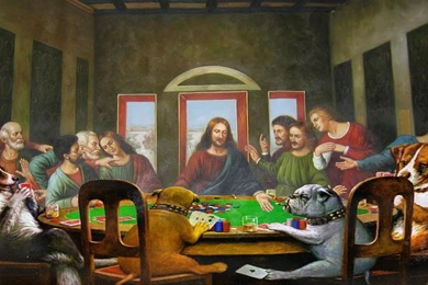 The Last Supper Artwork Funny Paintings Wallpapers   (