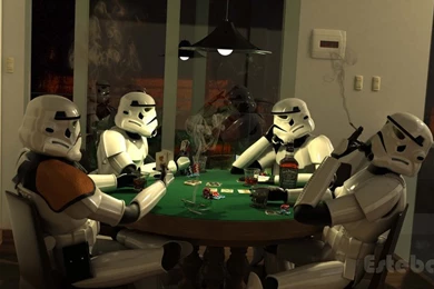 Stormtroopers Playing Poker By EstebanZzZ On DeviantArt