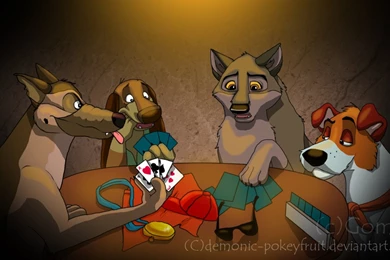 Dogs Playing Poker By Demonic Pokeyfruit On DeviantArt