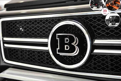 2013 BRABUS B63 620 WIDESTAR Based On M Benz G63 AMG Badge / Grill ...