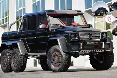 2013 BRABUS B63S 700 6x6 Based On Mercedes Benz G63 AMG 6x6 ...