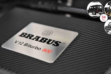 2013 BRABUS G 800 WIDESTAR Based On M Benz G65 AMG   Badge