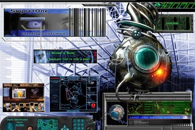 My Free Wallpapers   Abstract Wallpapers : Skynet One