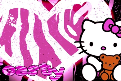 Hello Kitty Wallpapers Pink And Black