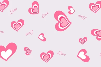 Pink Heart Love Wallpapers