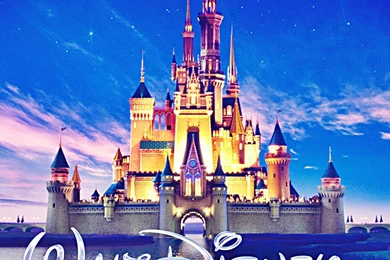 Wallpapers Walt Disney Studios Castle Illust iPhone 6 Plus ...