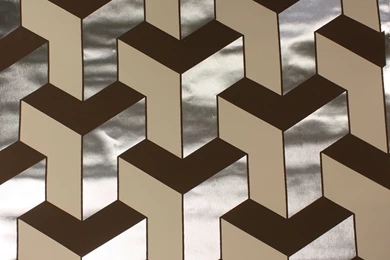 1970's Vintage Wallpapers 3 D Design Mylar With By RetroWallpapers