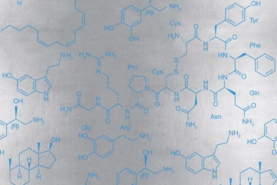 Love Molecules Mylar Wallpapers In Silver Azzurro Design By Aimee ...