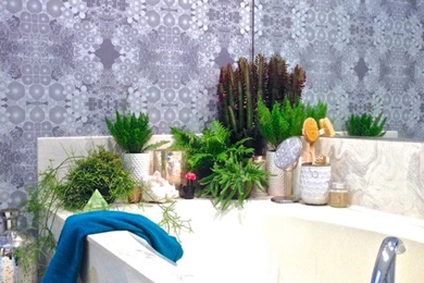 Tectonic Fields Wallpapers By HUXHUX Design   Design Milk