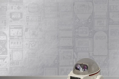 Gameland Mylar Wallpapers In Silver Glimmer Design By Aimee Wilder ...
