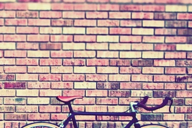Download Fixed Gear Bike By The Wall Wallpapers For iPhone 4