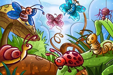 Cute Bugs >> HD Wallpaper, Get It Now!