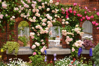 Gardens Wallpaper: Rose Garden Desktop Backgrounds 1750 ...